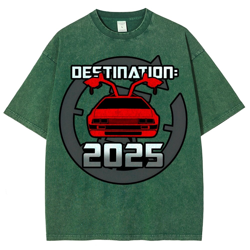 Cool 80's Sci-fi Inspired New Year Slogan Vintage Distressed T-shirt