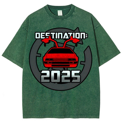 Cool 80's Sci-fi Inspired New Year Slogan Vintage Distressed T-shirt