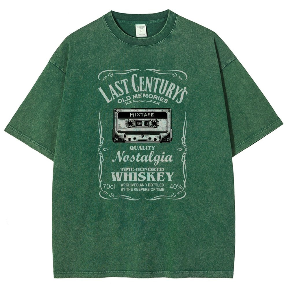 Last Century's Whiskey Vintage Distressed T-shirt