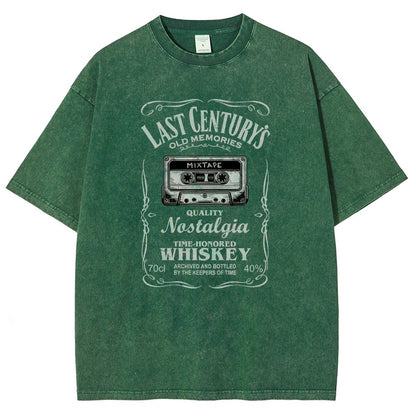 Last Century's Whiskey Vintage Distressed T-shirt