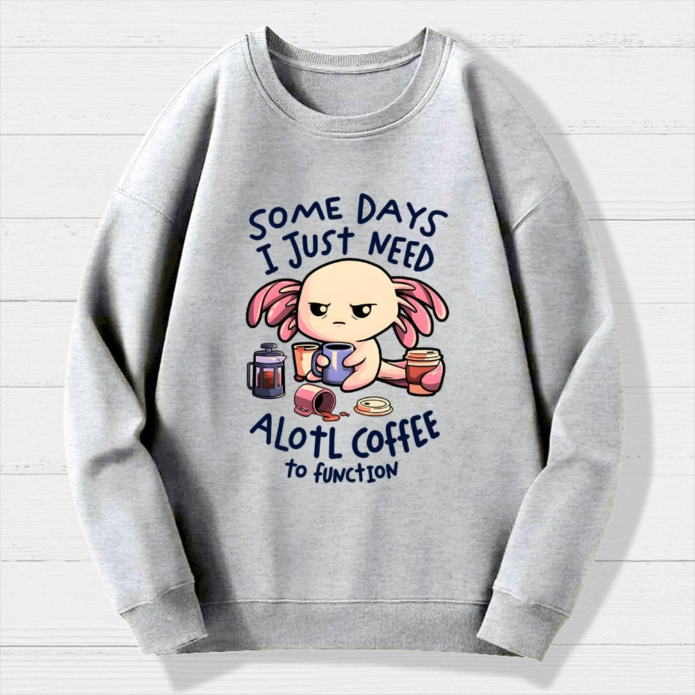 Alotl Coffee Geek Cotton Sweatshirt