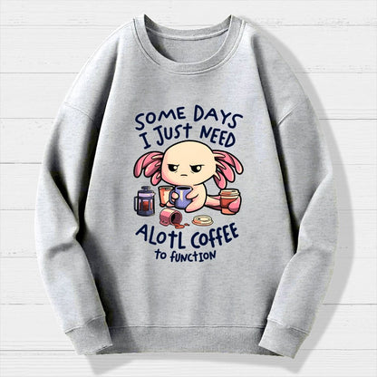 Alotl Coffee Geek Cotton Sweatshirt