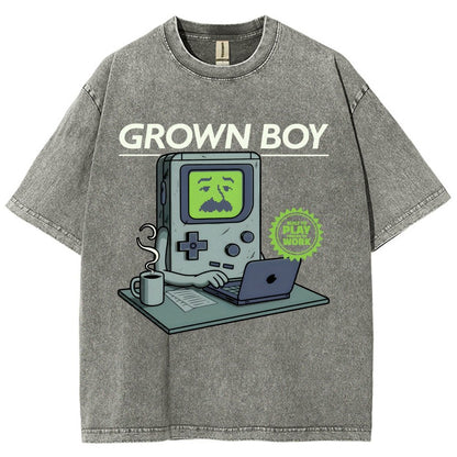 Grown Boy Vintage Distressed T-shirt