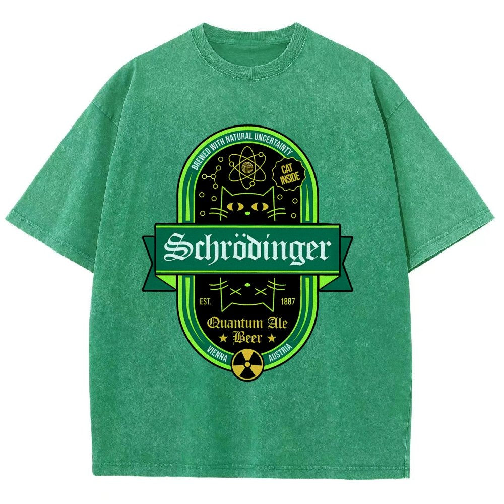 Schrödinger's Cat Inside Vintage Distressed T-shirt