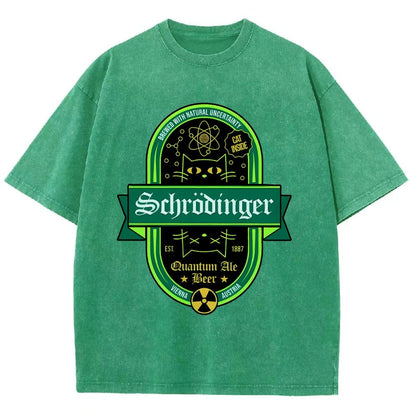 Schrödinger's Cat Inside Vintage Distressed T-shirt