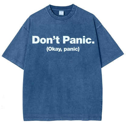 Okay Panic Vintage Distressed T-shirt