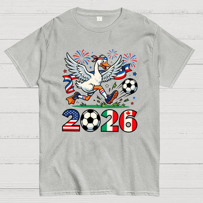 2026 World Cup Funny 2026 Soccer Goose Geek T-Shirt