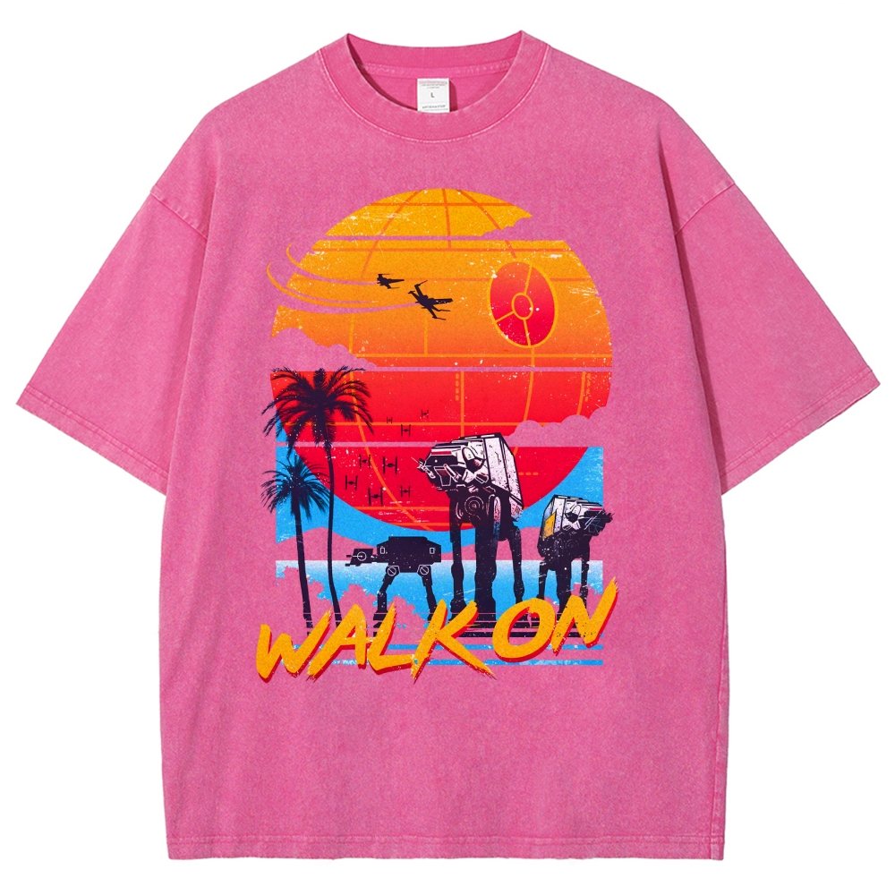 Walk On Vintage Distressed T-shirt