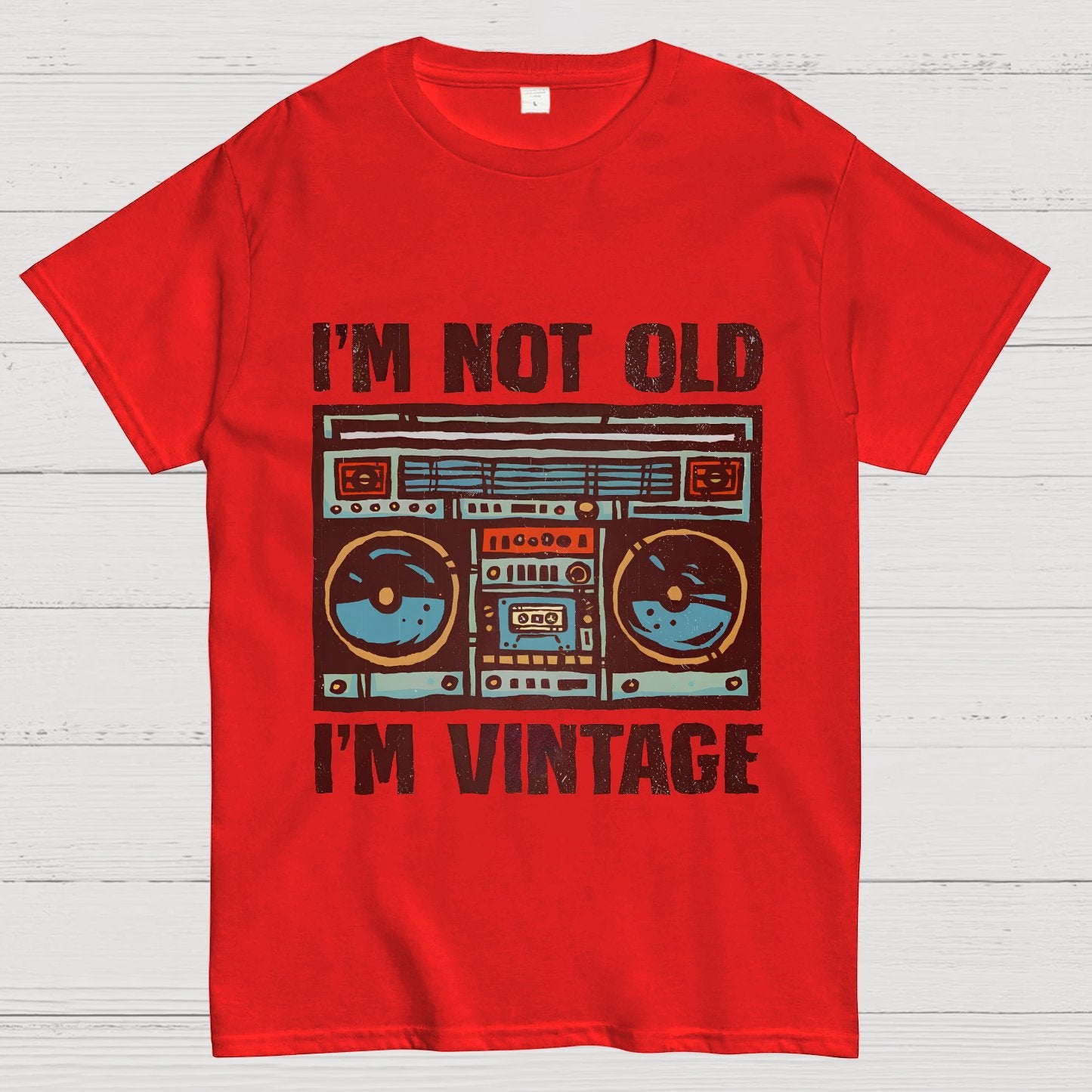 I Am Vintage Geek T-Shirt