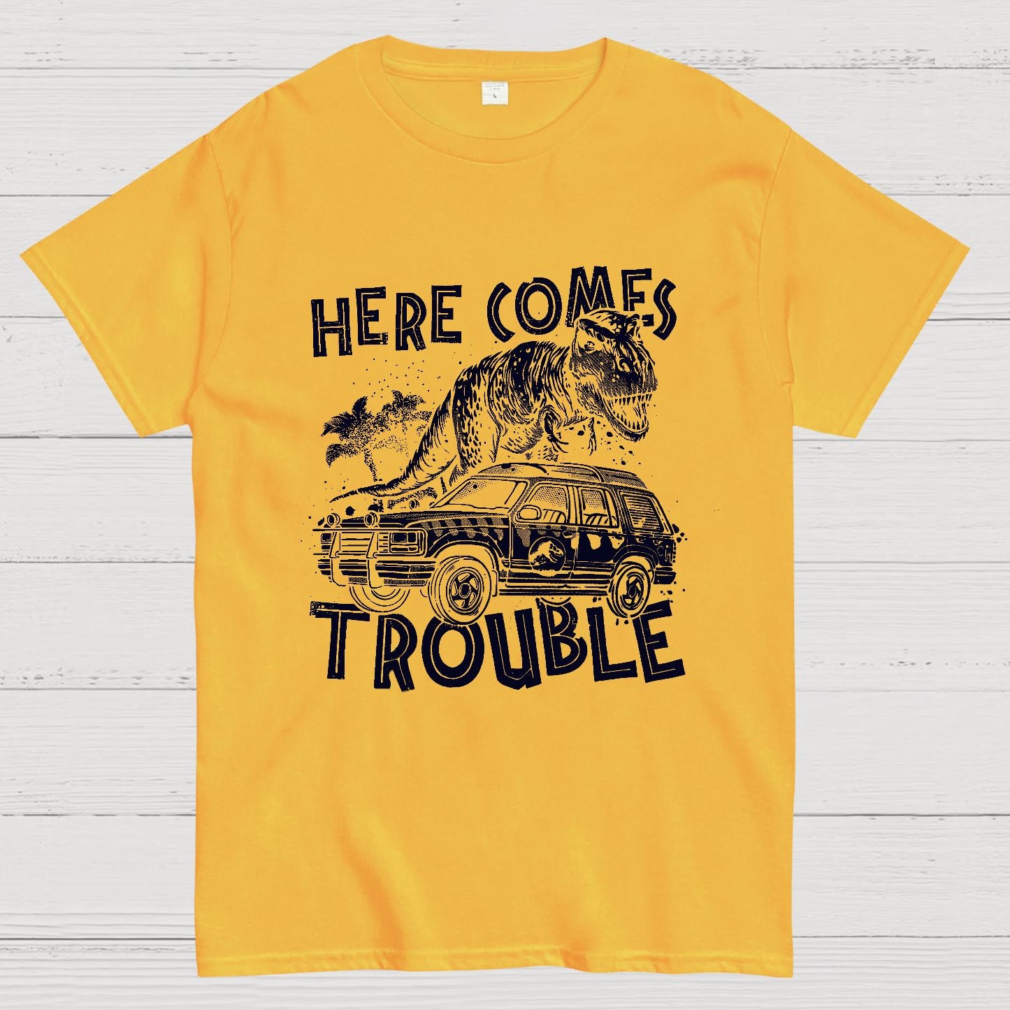 Here Comes Trouble Geek T-Shirt