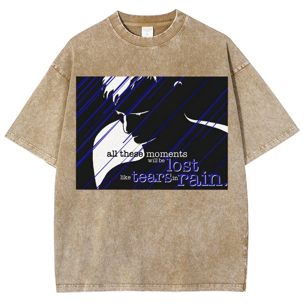 Like... Tears In Rain. Vintage Distressed T-shirt