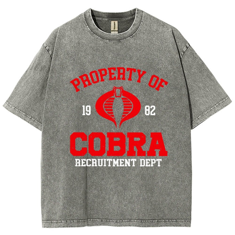 Property of Cobra Vintage Distressed T-shirt