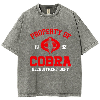 Property of Cobra Vintage Distressed T-shirt