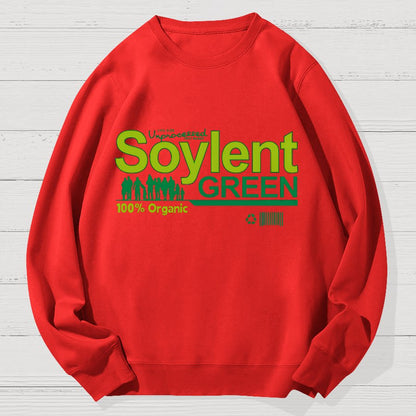 Soylent Green Geek Cotton Sweatshirt