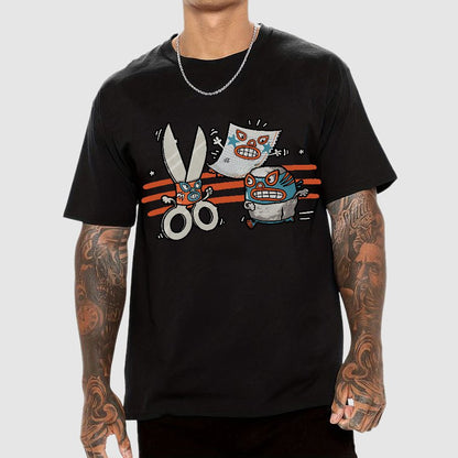 Rock, Paper, Scissor Geek T-Shirt