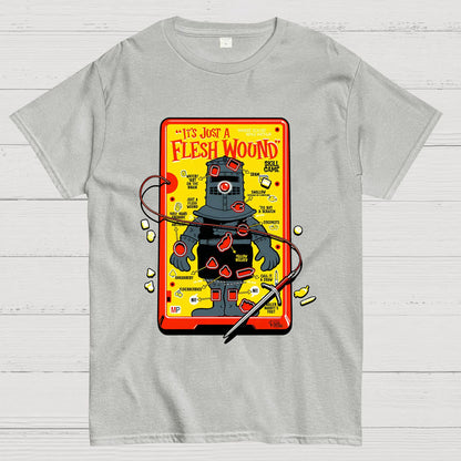 Flesh Wound Skill Game Nerdy T-Shirt