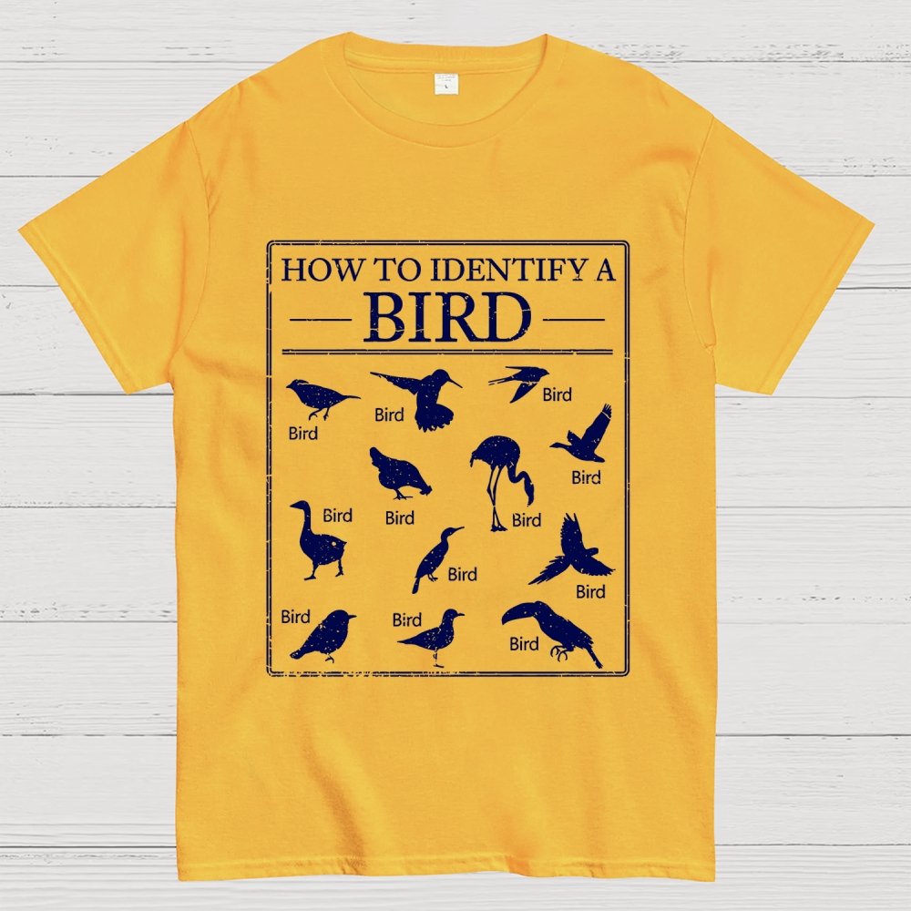 How To Identify A Bird Geek T-Shirt