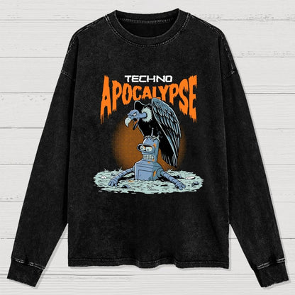 Washed Long Sleeve Tee 2507000354