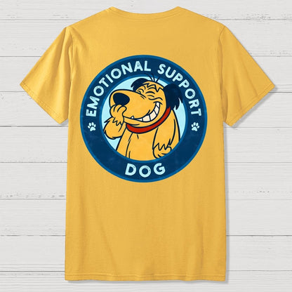 Dog Support Or Not? Front And Back Printing Geek T-Shirt