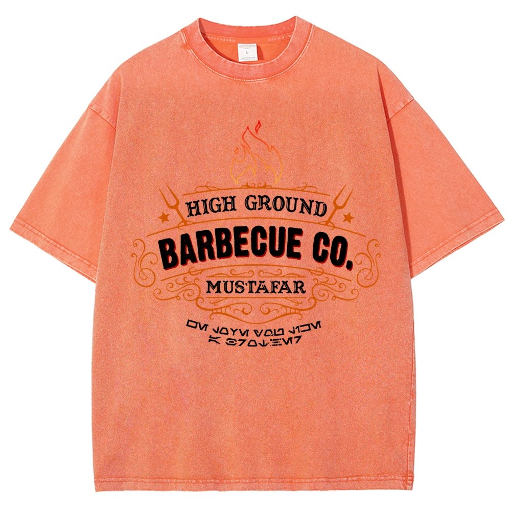 High Ground BBQ Vintage Distressed T-shirt