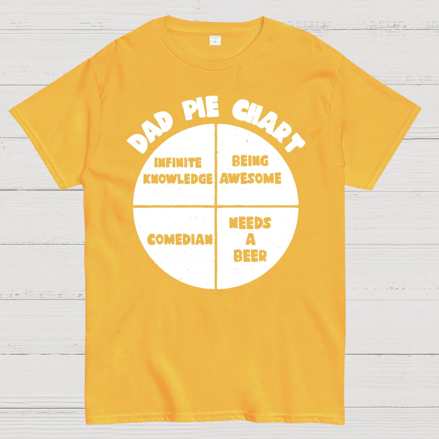 Dad Pie Chart Geek T-Shirt