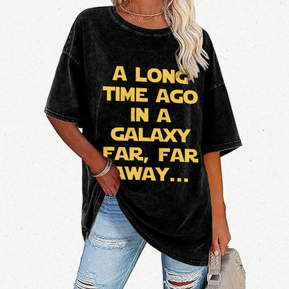 A Cosmos Far Away Vintage Distressed T-shirt