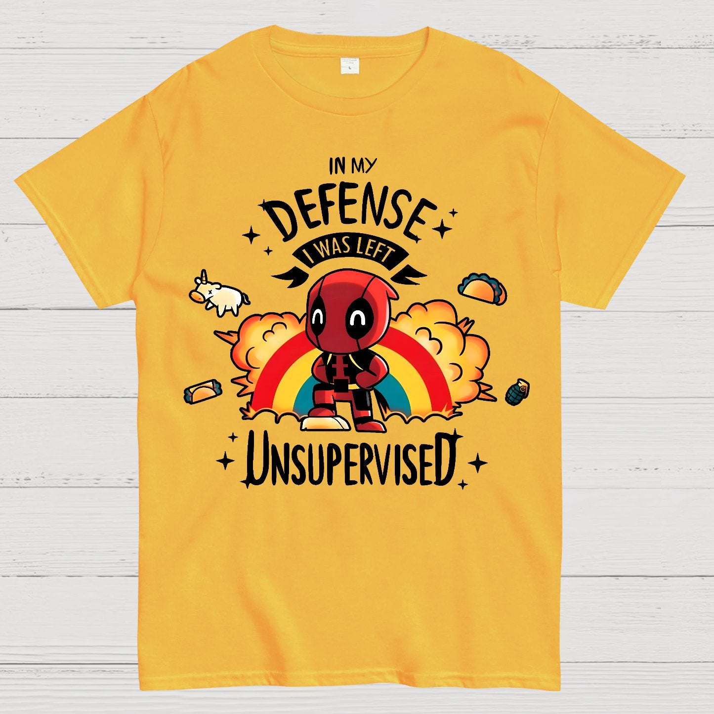 In My Defence  I Was Left Unsupervised. Geek T-Shirt