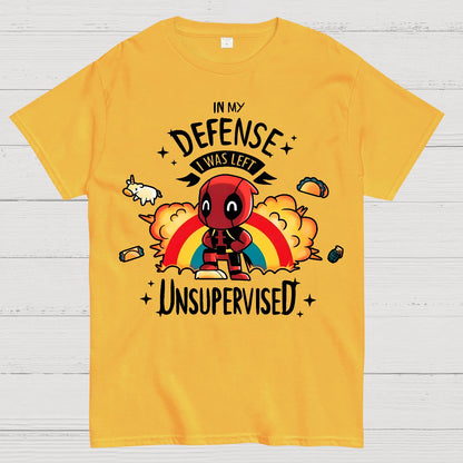 In My Defence  I Was Left Unsupervised. Geek T-Shirt