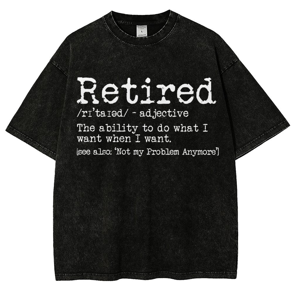 Fun Programming Programs For Retirement Vintage Distressed T-shirt