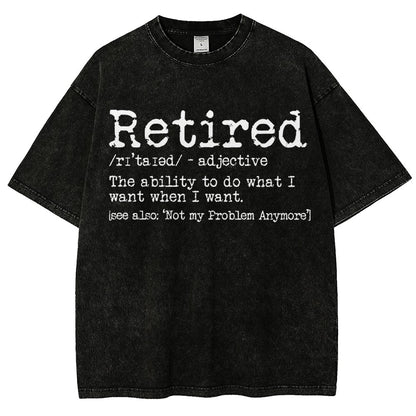 Fun Programming Programs For Retirement Vintage Distressed T-shirt