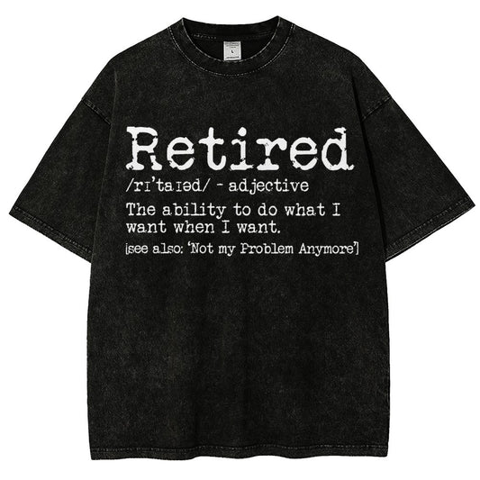 Fun Programming Programs For Retirement Vintage Distressed T-shirt
