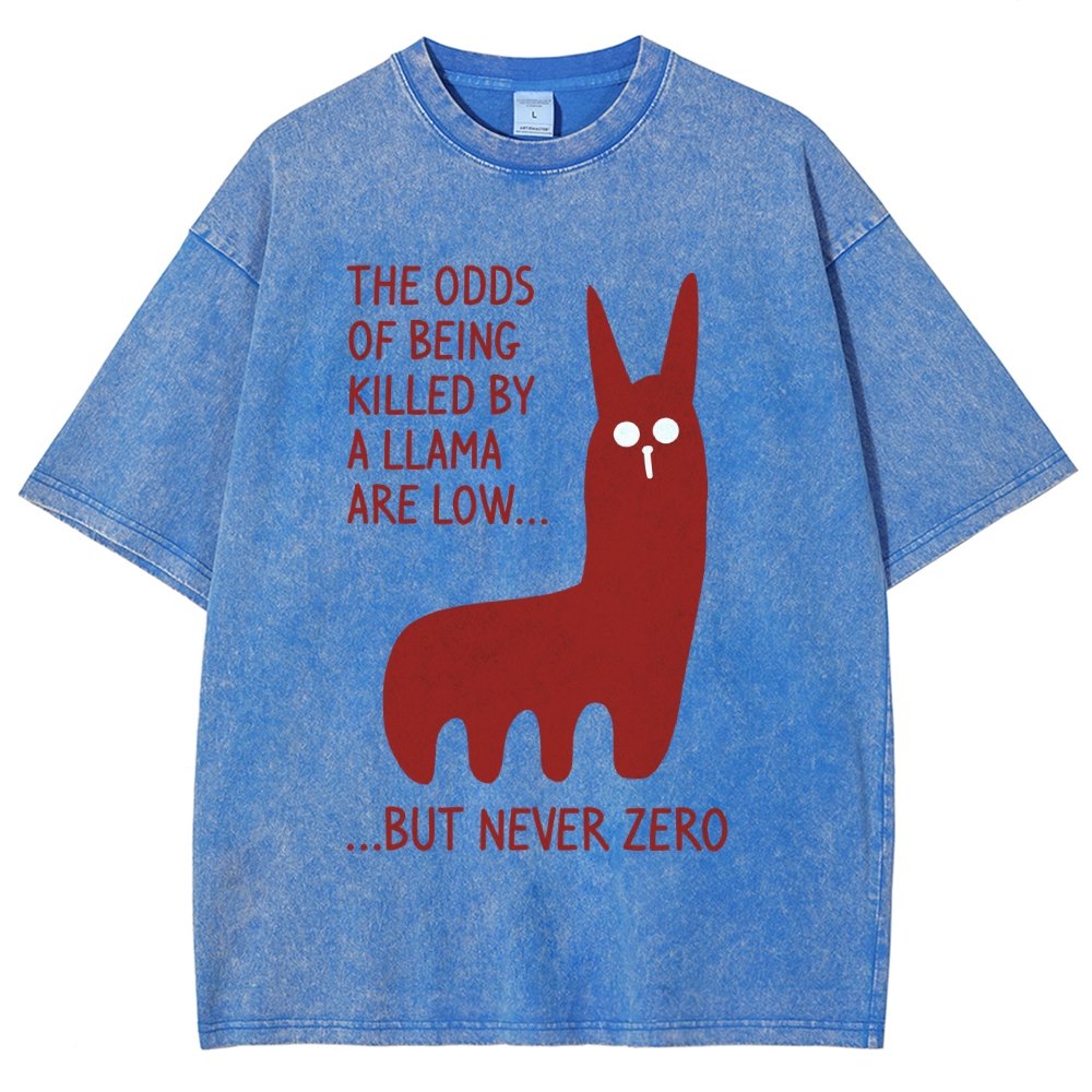 Killer Llama Vintage Distressed T-shirt