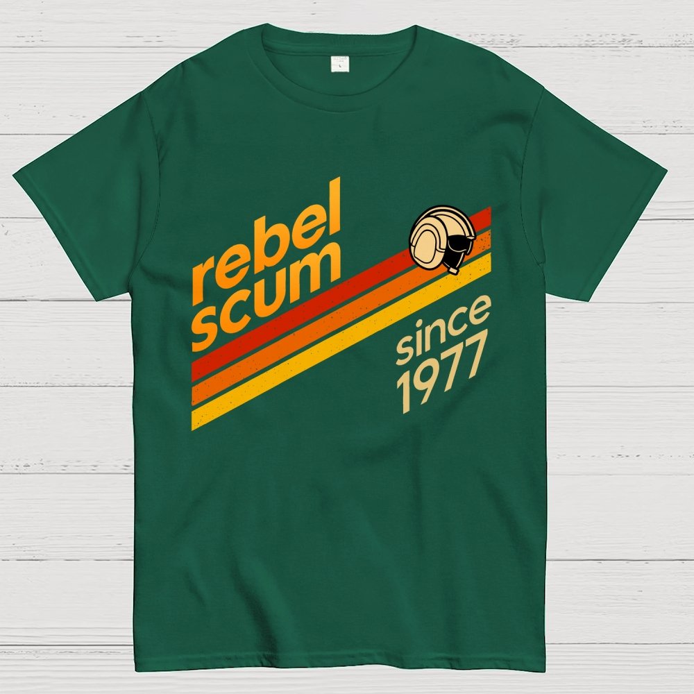 Vintage Scum Old School Scum Since 1977 Geek T-Shirt