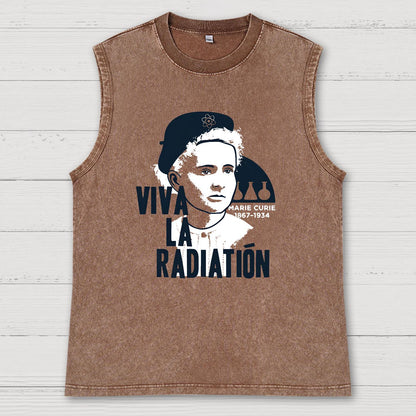 Viva La Radiation Vintage Distressed Washed Tank