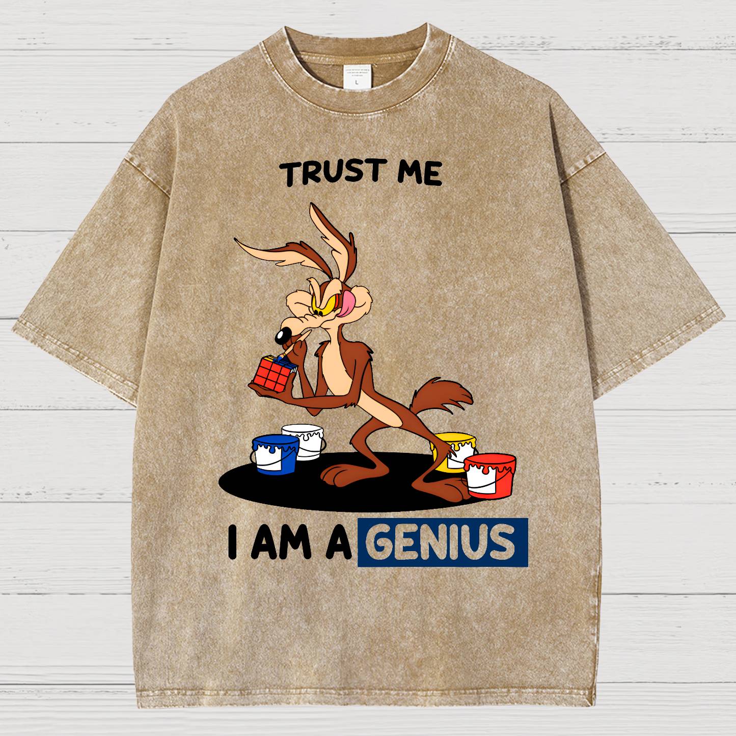 Trust Me I'm A Genius Vintage Distressed T-shirt