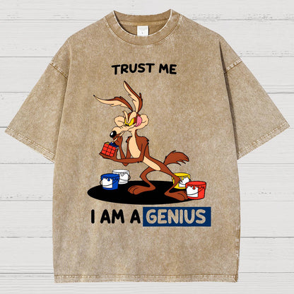 Trust Me I'm A Genius Vintage Distressed T-shirt