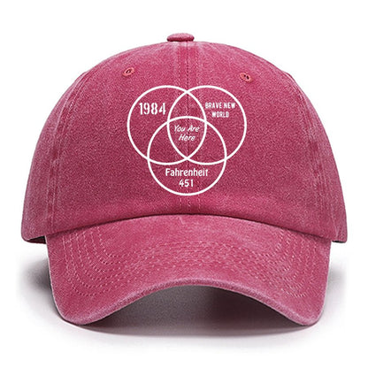 You Are Here Geek Cotton Hat