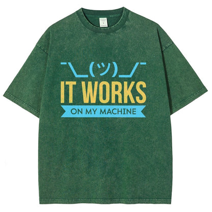 It Works On My Machine Vintage Distressed T-shirt