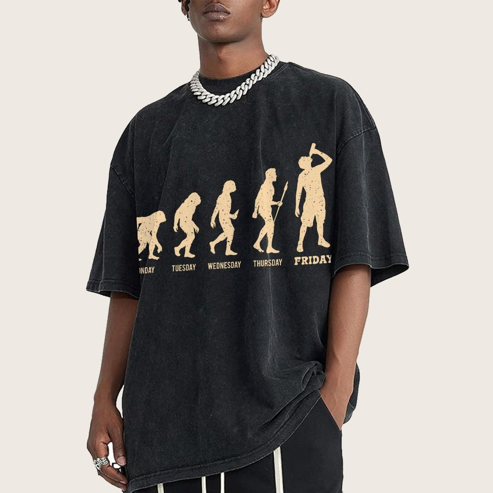 Weekvolution Vintage Distressed T-shirt