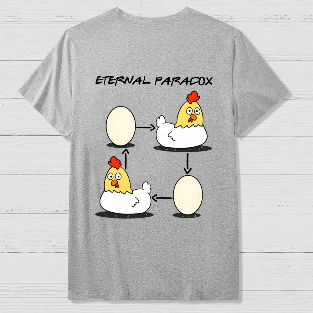 Eternal Paradox Nerdy Front And Back Printing Geek T-Shirt