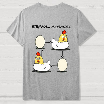 Eternal Paradox Nerdy Front And Back Printing Geek T-Shirt