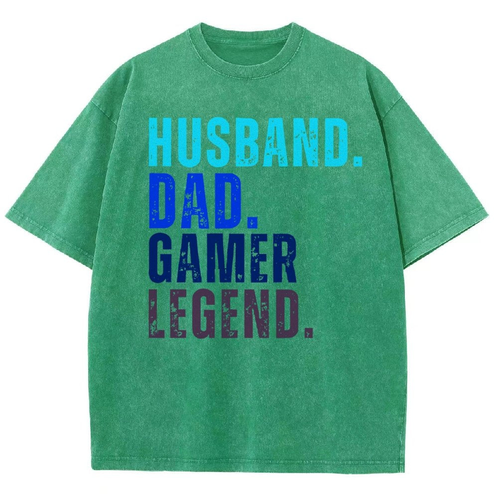 Gamer Dad Vintage Distressed T-shirt