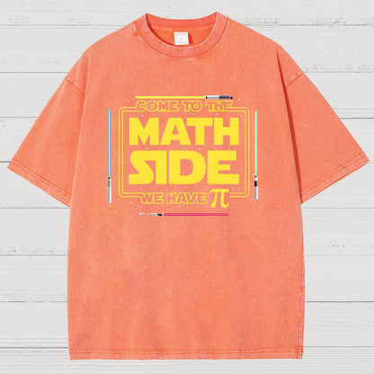 Come To The Nerd Side We Have Pi Vintage Distressed T-shirt