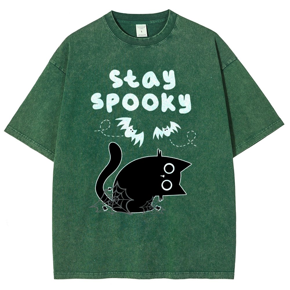 Stay Spooky Vintage Distressed T-shirt