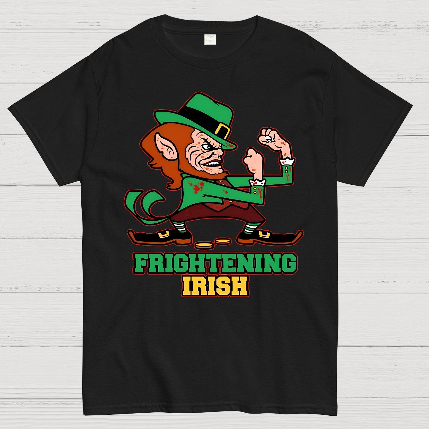 Frightening Irish- St. Patrick's Day Geek T-Shirt