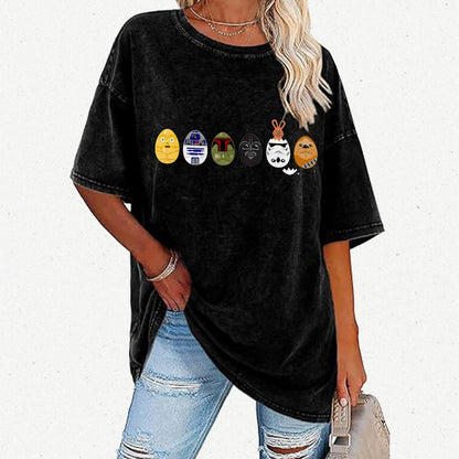 Easter Egg Vintage Distressed T-shirt