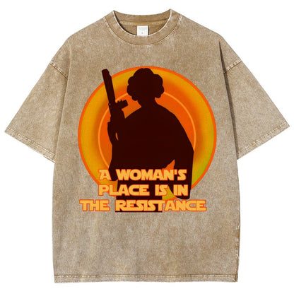 The Resistance Vintage Distressed T-shirt