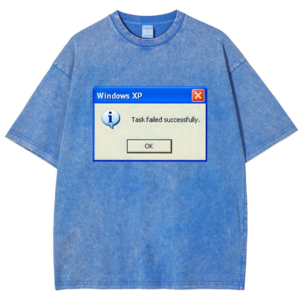 Task Failed Successfully Vintage Distressed T-shirt