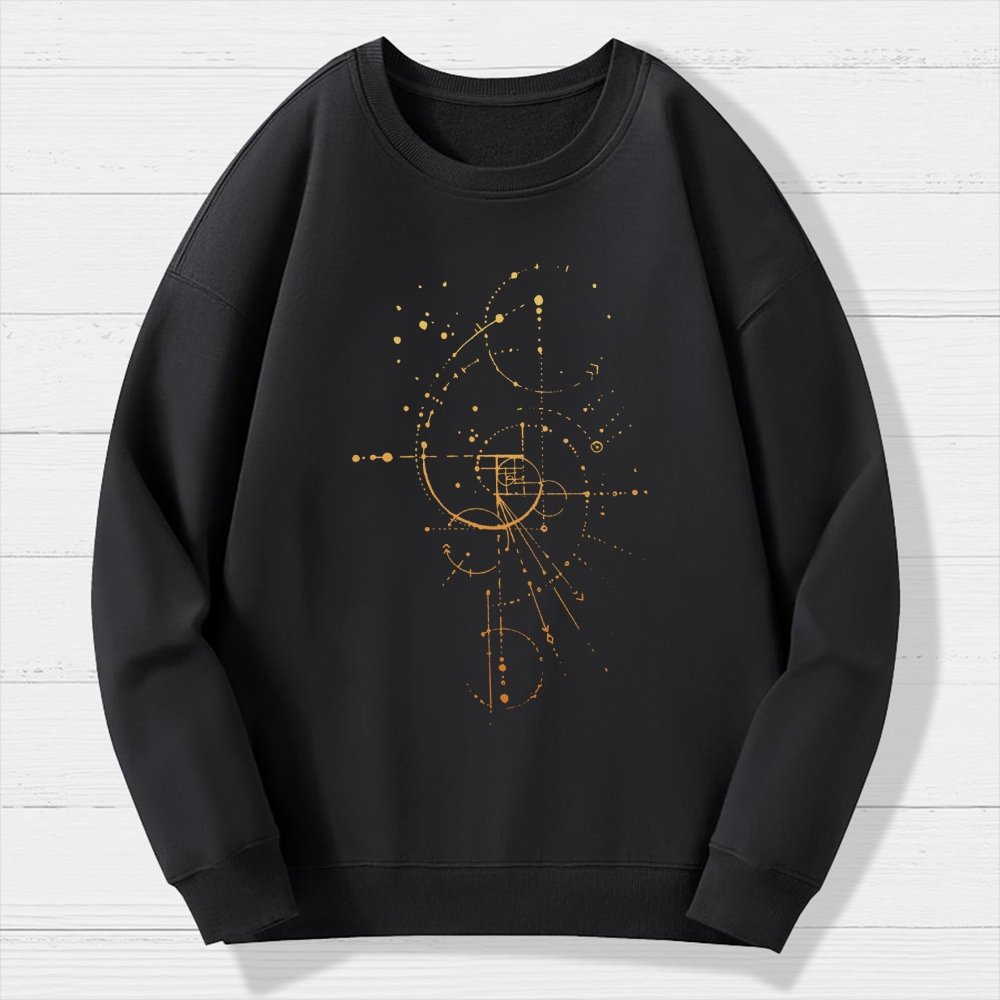 Fibonacci Geek Cotton Sweatshirt