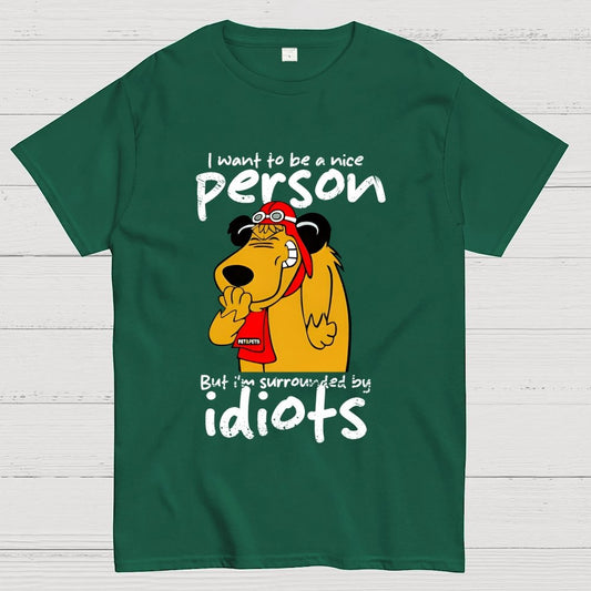 Sourronded by idiots Unisex Geek T-Shirt